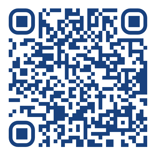 A qr code with a blue backgroundDescription automatically generated